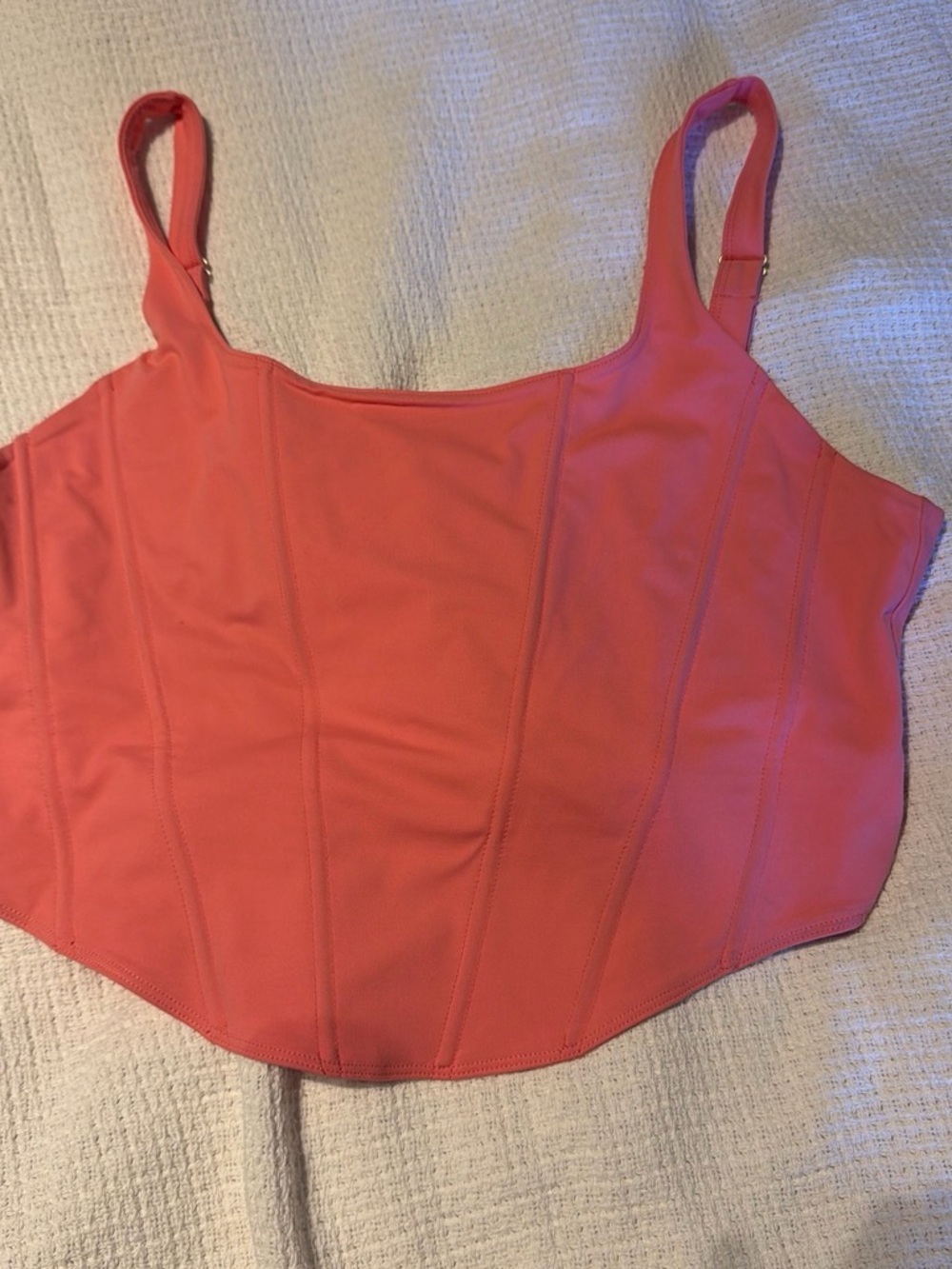 ReoRia Coral Pink Structured Camisole